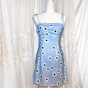Princess Polly Blue Floral “Dare” Minidress